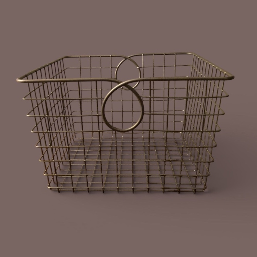 Farmhouse Metal Basket